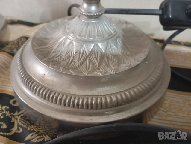 Чифт винтидж паркетни лампи, снимка 2 - Настолни лампи - 29499989