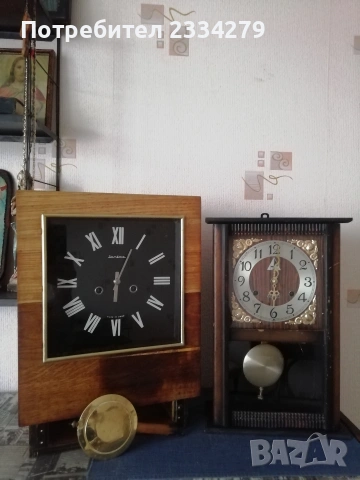 Стари стенни часовници от 70-80години., снимка 2 - Антикварни и старинни предмети - 53205003