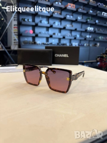 очила с черен обикновен калъф и Ув защита chanel, снимка 13 - Слънчеви и диоптрични очила - 52225544