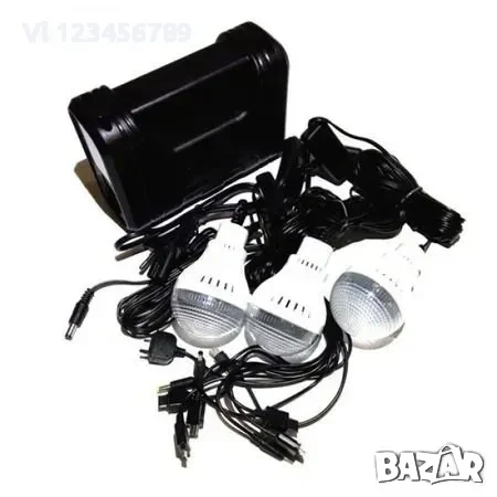 Комплект соларна осветителна система GDLITE GD-8007, снимка 3 - Къмпинг осветление - 54007358