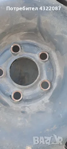  Желязна джанта 15 цола 5x100 за Ауди А3 Голф 4/ Audi A3 / Golf 4 , снимка 2 - Гуми и джанти - 55982335