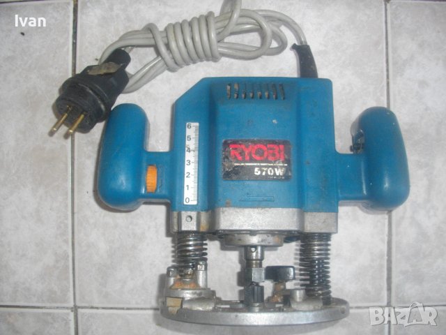 Made in JAPAN-RYOBI-570 Вата-Японска Оберфреза-Професионална-ОТЛИЧНА-Лимитирана Серия, снимка 3 - Други инструменти - 37301695