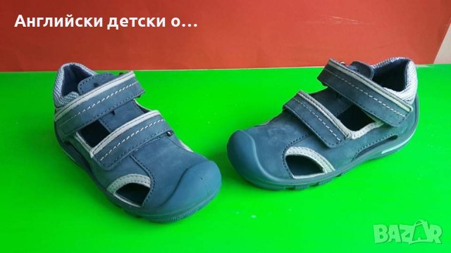 Английски детски сандали естествена кожа , снимка 2 - Детски сандали и чехли - 36990409