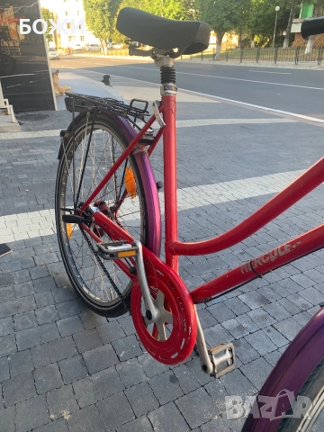 Немски ретро велосипед Herkules, дамски модел – отлично състояние, снимка 4 - Велосипеди - 51537504