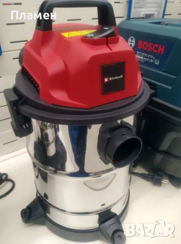 Прахосмукачка Einhell TH-VC 1820 S за мокро и сухо почистване, 1250 W, Засмукваща мощност 18 kPa, Ре, снимка 10 - Прахосмукачки - 36105833