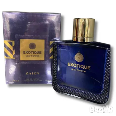 Парфюмна вода за мъже ZAIEN PERFUMS EXOTIQUE POUR HOMME 100ml, снимка 8 - Мъжки парфюми - 49216428