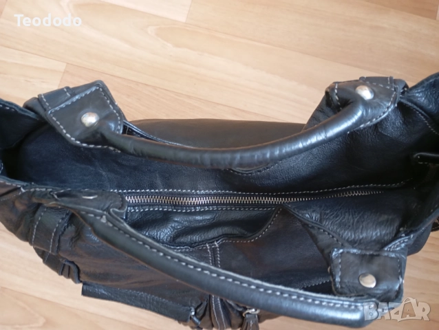 Дамска чанта естествена кожа Esprit , снимка 8 - Чанти - 38648313