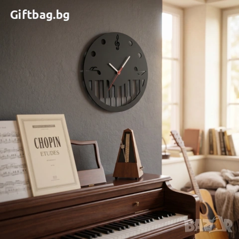 Стенен часовник „Piano Symphony“, снимка 2 - Стенни часовници - 54316136