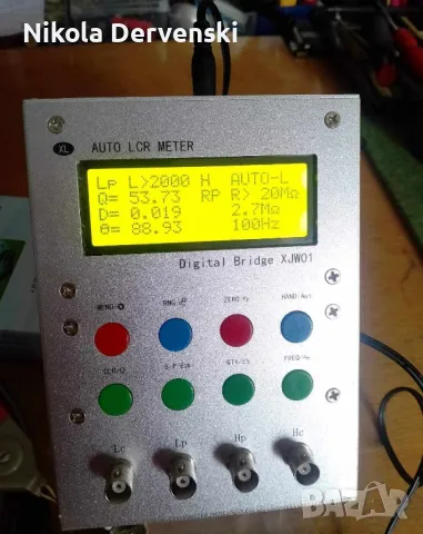 Auto LCR Digital Bridge Meter XJW01, снимка 4 - Друга електроника - 46310014