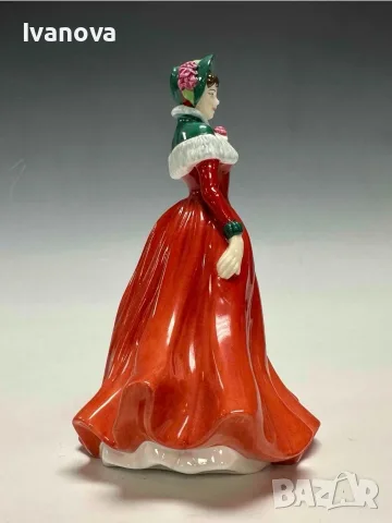 Порцеланова коледна фигурка Royal Doulton, снимка 4 - Коледни подаръци - 56537234