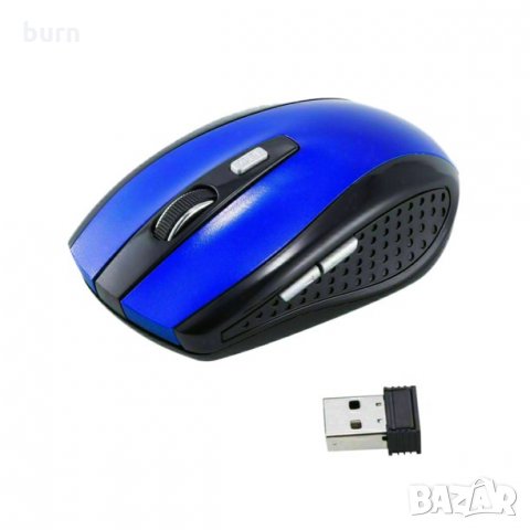 Геймърска 2.4Ghz  безжична мишка  и USB приемник за лаптоп и  компютър, снимка 4 - Клавиатури и мишки - 20626714