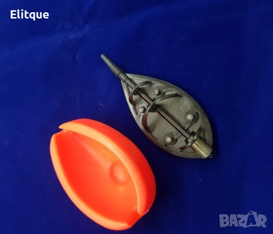 Комплект метод фидер с плеса, оранжево – 60g/70g/80g/90g/100g, снимка 3 - Други стоки за дома - 52852382