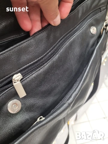 естествена кожа чанта за документи, за работа, А, снимка 7 - Чанти - 50943077