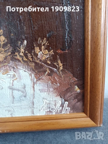 Стара маслена картина , снимка 4 - Картини - 51317828
