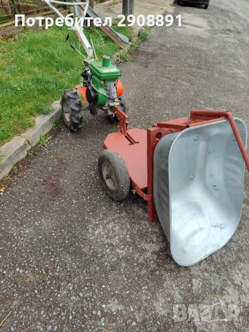 Мотоблок с количка , снимка 4 - Градинска техника - 54071698