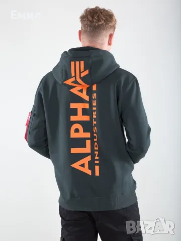 Мъжки суитшърт Alpha Industries, Размер L, снимка 1 - Суичъри - 48731910