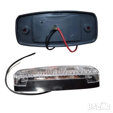 Червен LED габарит 24 V с 6 диода, снимка 2 - Аксесоари и консумативи - 55864259