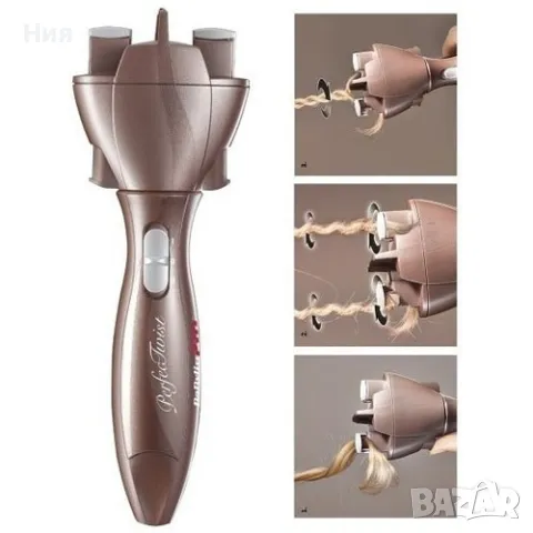 Уред за прически-правене на плитки Babyliss Twist PRO+Батерии, снимка 2 - Преси за коса - 47982898