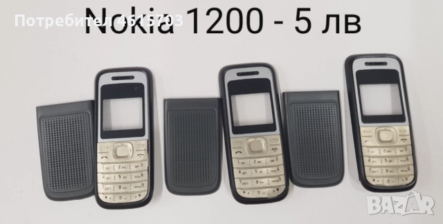 Панели за Nokia 1200, 1208, 1209, 2700, 6234, C2-00, 1600, C2-01, C1-01