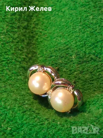 ПРЕКРАСНИ АЖУРНИ ПЕРЛЕНИ СРЕБЪРНИ ОБЕЦИ РОДИРАНО СРЕБРО 925 с НАТУРАЛНИ БЕЛИ ПЕРЛИ 49300, снимка 13 - Обеци - 49682457