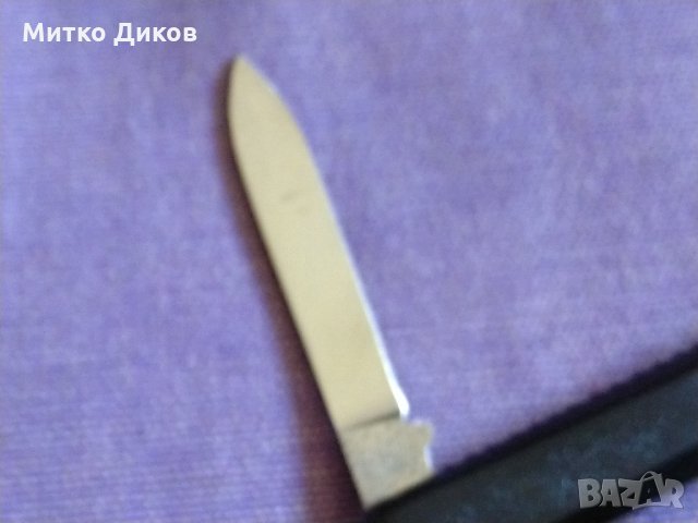 Малко джобно ножче Миков от Соца-70-те години Чехословакия-60х46мм, снимка 4 - Ножове - 33742880