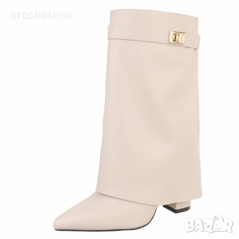 Дамски боти на висок ток, 4цвята , снимка 3 - Дамски боти - 51304074