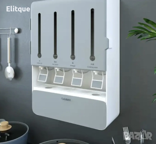 Стенен кухненски диспенсър за съхранение и лесен достъп до продукти, снимка 4 - Други - 52861276