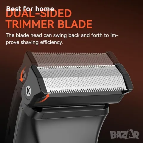 MAXGROOM Двустранен тример за косми по тялото и лицето, снимка 2 - Козметика за тяло - 49234777