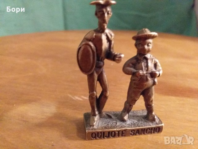 Метална фигура Quijote Sancho la mancha, снимка 2 - Други ценни предмети - 31894940