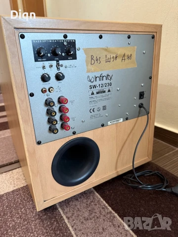 Infinity SW-12 12” Subwoofer , снимка 10 - Тонколони - 51397328