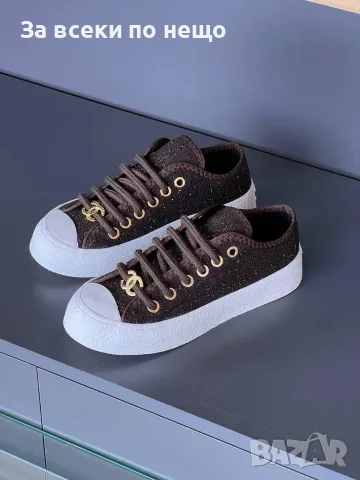 Chanel Дамски Маратонки👟Дамски Спортни Обувки Шанел👟Кецове - 2 Цвята Код SEM-271
