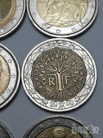 лот от 22 монети от 2 евро различни държави, снимка 5 - Нумизматика и бонистика - 47791967