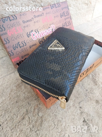 Черно портмоне Guess кодVL109R, снимка 6 - Портфейли, портмонета - 43684873
