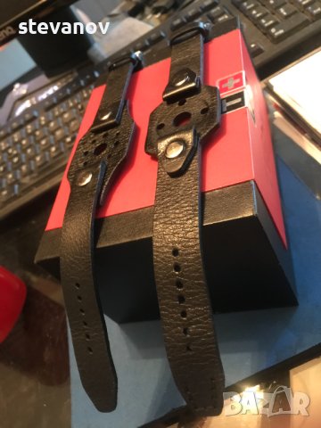 естестведна кожа размер 20мм 19мм модел гривна, снимка 7 - Каишки за часовници - 42447818