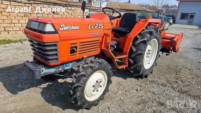Японски трактор Kubota L1-275D с фреза, 4х4, 27 кс, АграБГ Джолев