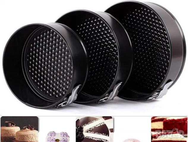 Комплект от 3 броя ринг за торта, снимка 1