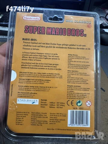 Nintendo Mini Classic Super Mario Bros нов 1998, снимка 2 - Nintendo конзоли - 56542724