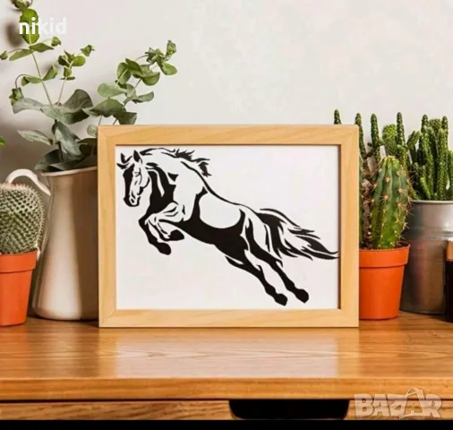 5 вида Кон коне стенсил шаблон за спрей за торта украса Scrapbooking, снимка 4 - Други - 50382946