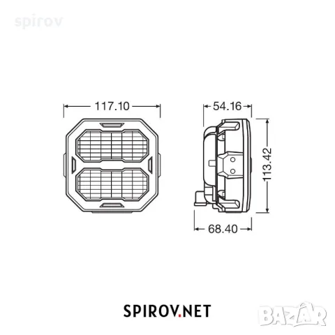 OSRAM LEDriving Cube PX1500 Flood LEDPWL 115-FL 12/24V 1500lm 6000K, снимка 2 - Части - 55701874