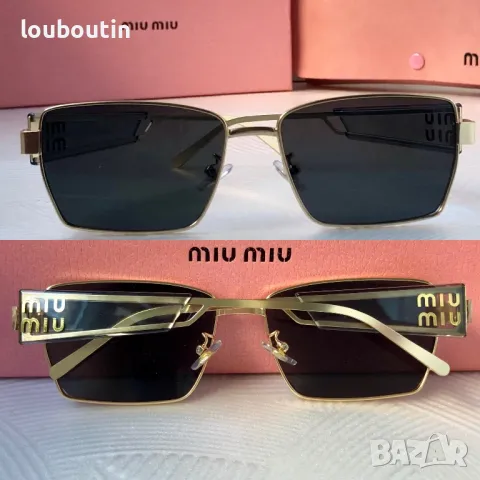 Miu 2024 дамски слънчеви очила правоъгълни 7 цвята 
