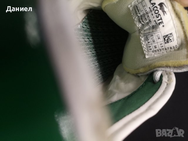 Дамски маратонки Lacoste , снимка 6 - Маратонки - 44202745