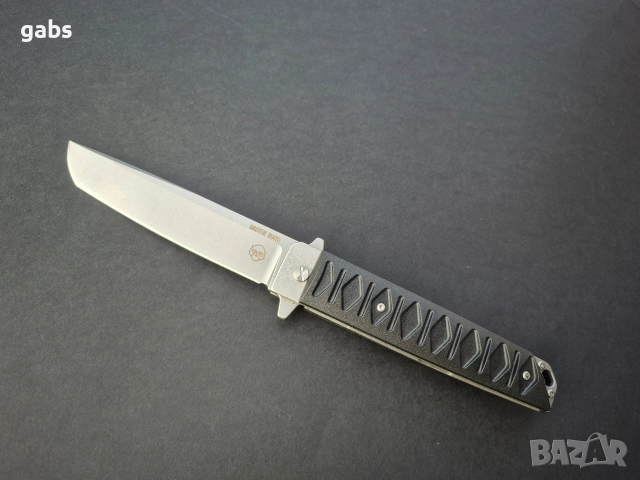 Сгъваем нож BRUTALICA BADYUK Tanto Black Stonewash