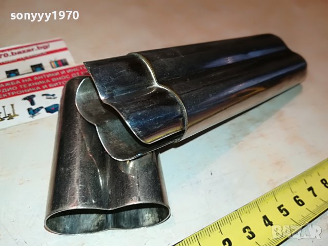 🛑🛑ИНОКСОВА КУТИЯ ЗА 2 ПУРИ-ВНОС ФРАНЦИЯ 1310221550, снимка 11 - Антикварни и старинни предмети - 38319138