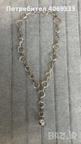 Сребърно колие 925 , снимка 4 - Колиета, медальони, синджири - 54366101