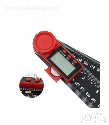 ДИГИТАЛЕН ЪГЛОМЕР С ГОЛЯМ ПОДРОБЕН LCD ЕКРАН - код 3104, снимка 9 - Измервателни инструменти - 33893922