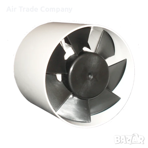 Канален вентилатор за вграждане във въздуховоди QIN 120T+монтажни крачета