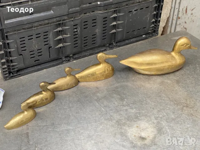 Бронзови патета 5 броя, снимка 2 - Антикварни и старинни предмети - 50090174