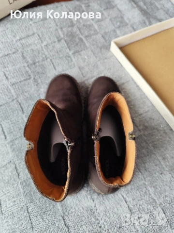 Дамски боти от естествен велур Lasocki, снимка 6 - Дамски боти - 53062213