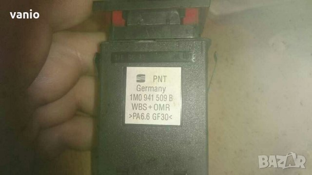 Бутон копче ключ аварийни светлини реле мигачи за Vw AUDI Seat, снимка 12 - Части - 13680134