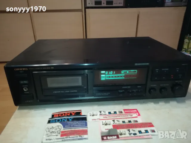 ONKYO TA-2820 DECK WITH ACCUBIAS-MADE IN JAPAN-ВНОС GERMANY 1602251837, снимка 3 - Декове - 49154980